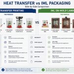 Side By Side Comparison Image Of Heat Transfer And Iml Packaging