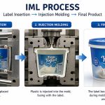 Label Insertion → Injection Molding → Final Product