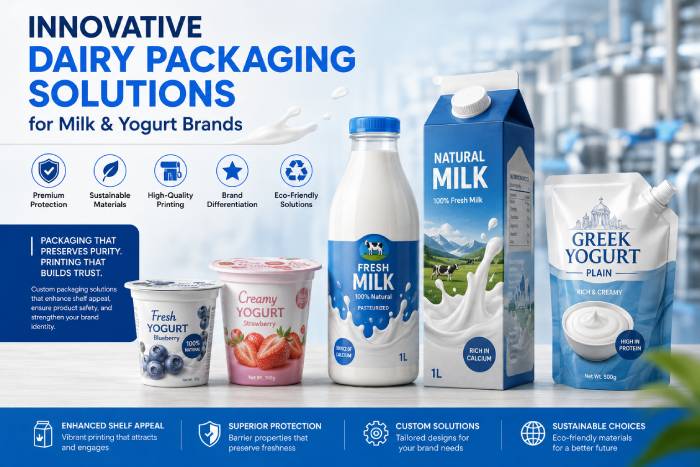 Innovative Dairy Packaging Solutions for Milk & Yogurt Brands