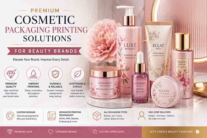 Premium Cosmetic Packaging Printing Solutions For Beauty Brands