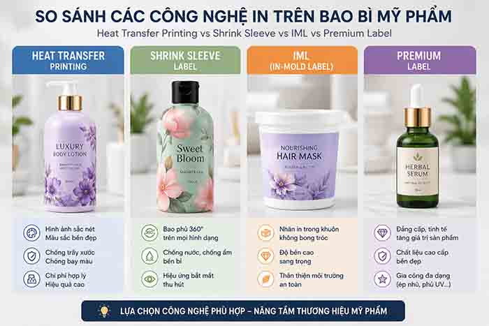 Beauty Packaging Printing Comparison