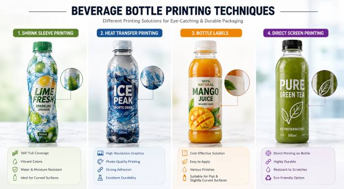 Beverage Bottle Printing Techniques