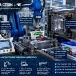 Robot Placing Label Into Mold