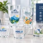 Custom Logo Printing On Clear Glass Cups