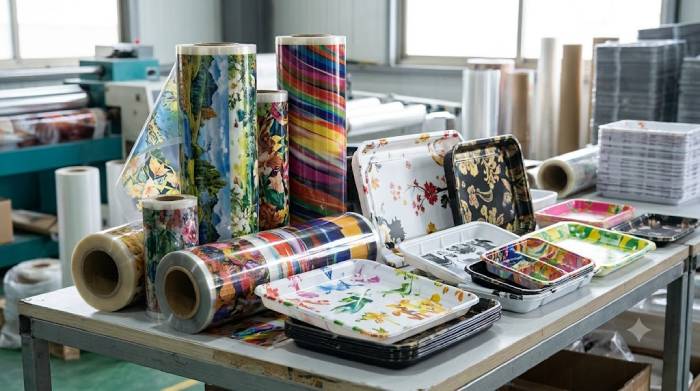 Heat Transfer Printing Film For Customized Plastic Tray Decoration