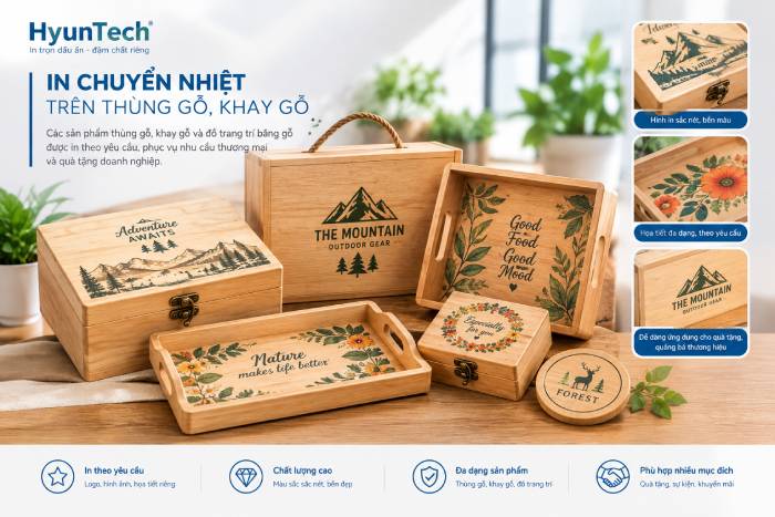 Heat Transfer Printing On Wooden Boxes And Trays
